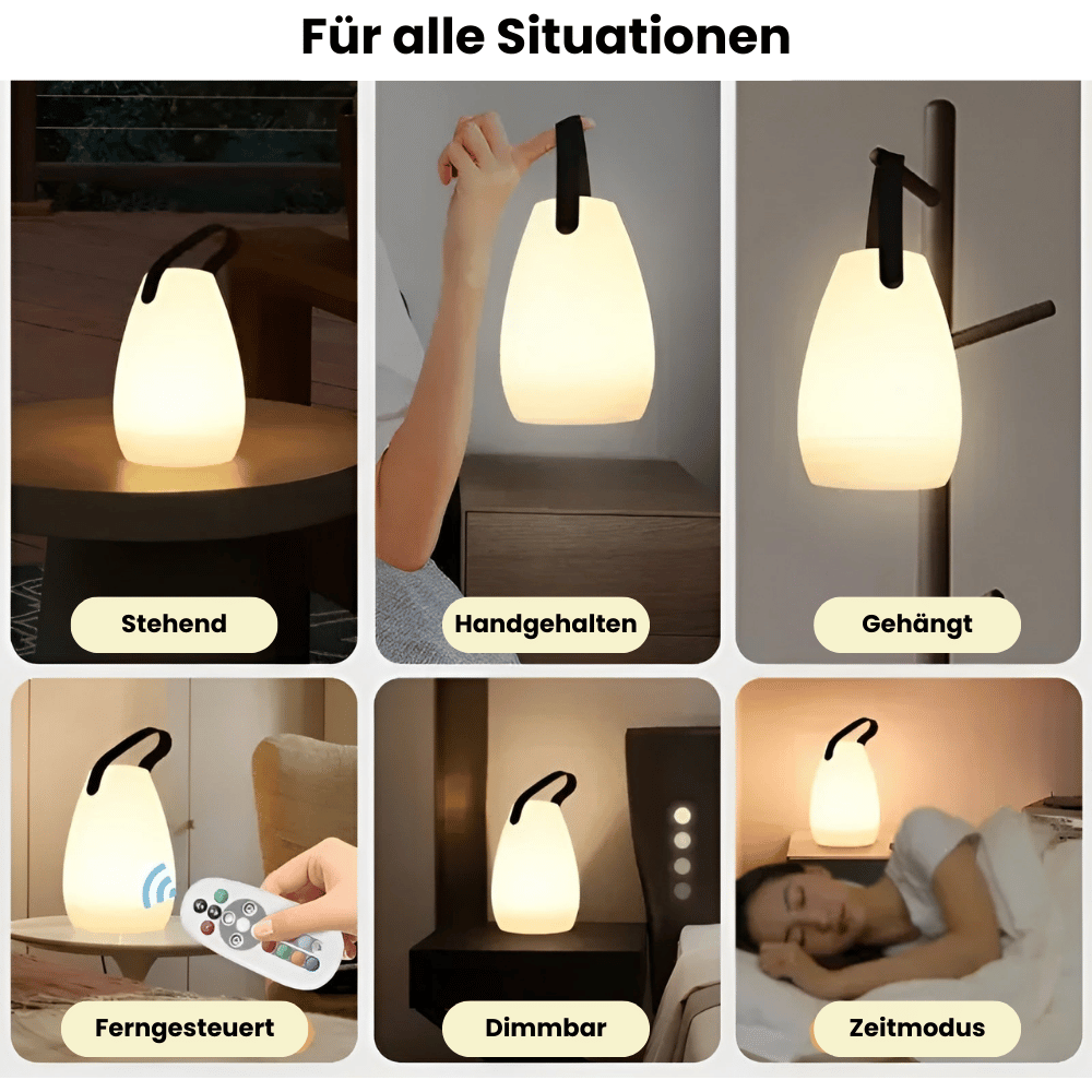 BowLift | Wireless LED Table Lamp | Portable Waterproof Light
