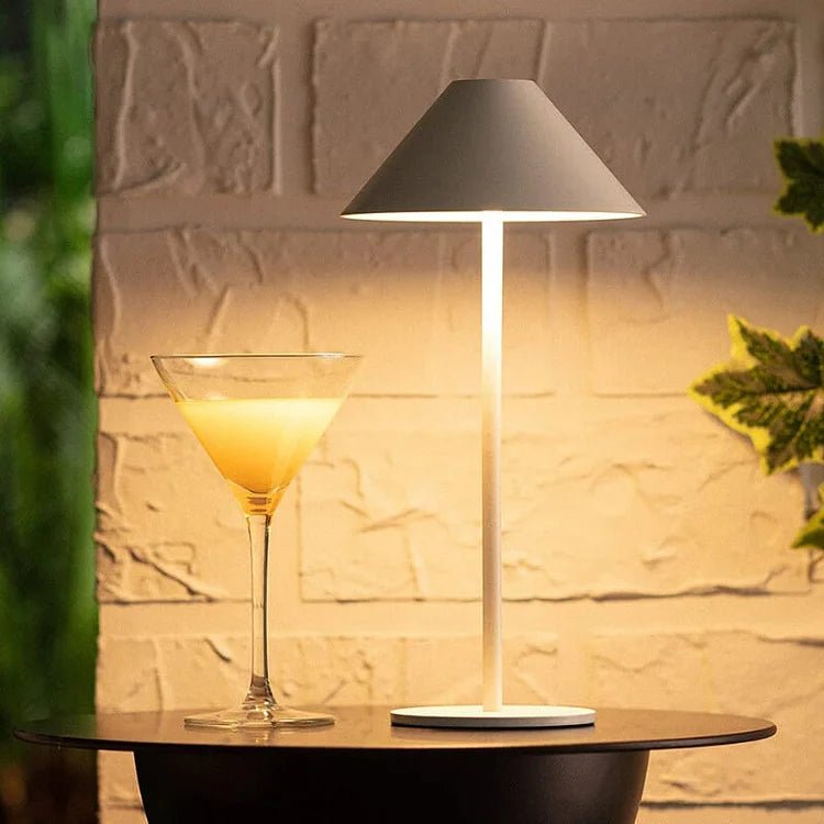BowLift | Wireless Table Lamp Black | Touch-Dimmable LED Table Light