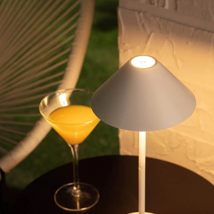 BowLift | Wireless Table Lamp Black | Touch-Dimmable LED Table Light