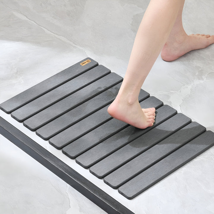BowLift | Diatomaceous Earth Bath Mat | Non-slip Bathroom Rug 59x39 cm
