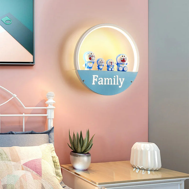 Wall light children's room – Creative LED night light wall lamp with bracket | Bowlift