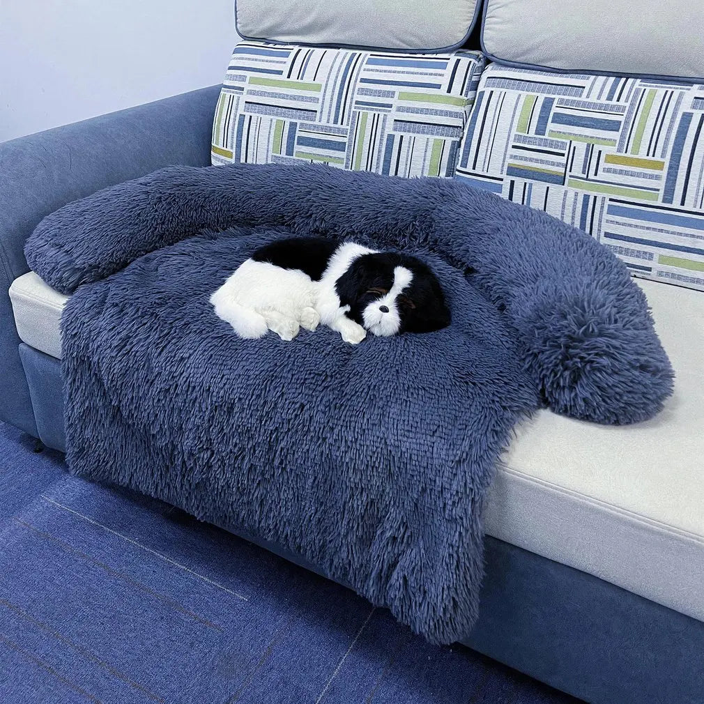 CozyPaws Washable Pet Sofa Blanket Bowlift