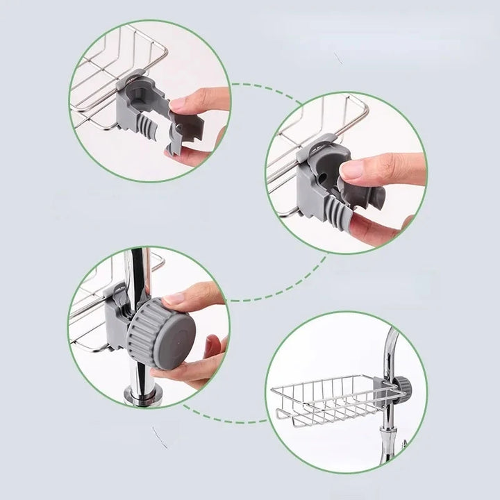 Stainless Steel Sink Drain Rack | Bowlift