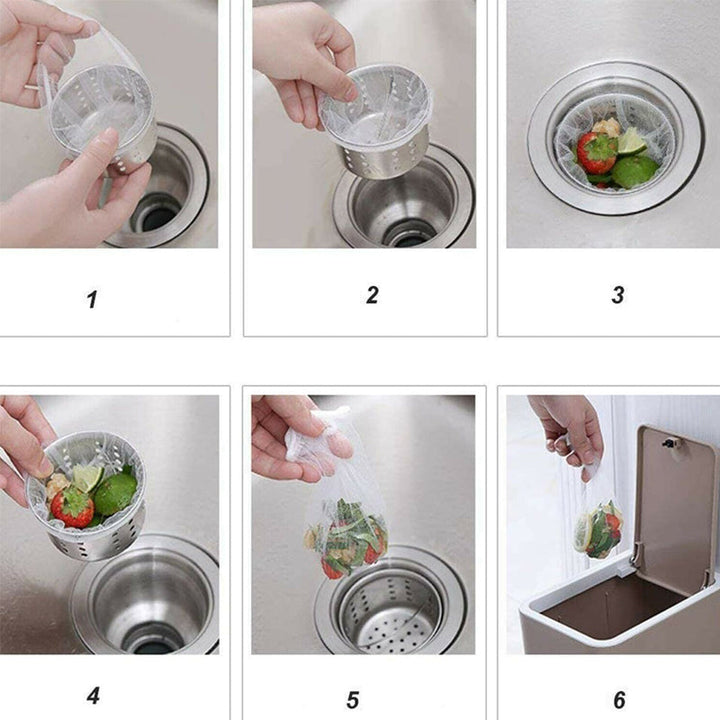 BowLift | Kitchen Sink Disposable Straine Trash Bags