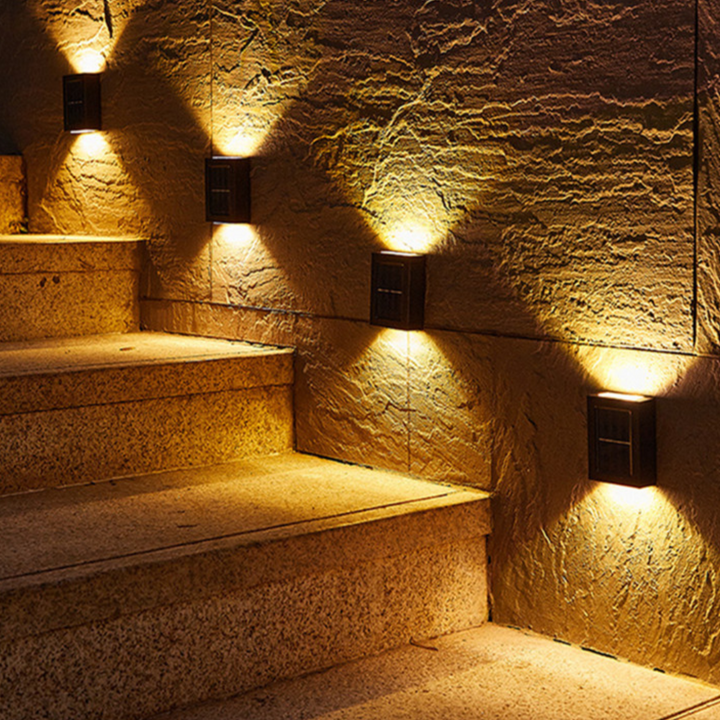 BowLift | Wireless LED Solar Wall Lights Deluxe | Efficient and Cost-Saving Outdoor Lighting