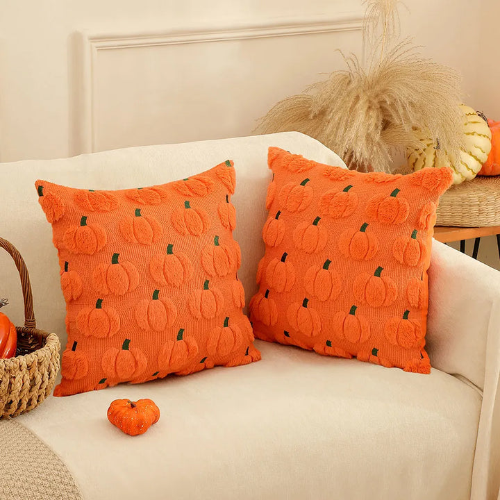 BowLift | Pumpkin Pillow Cover | Halloween Pillowcases 18x18 inches