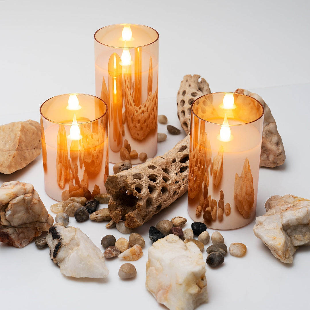 BowLift | LuxeLumen LED Candle Set | Elegant LED candles with remote control for atmospheric ambiance