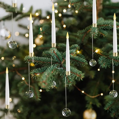 BowLift | LED Tree Candle Set | Flameless Christmas and Halloween Decoration