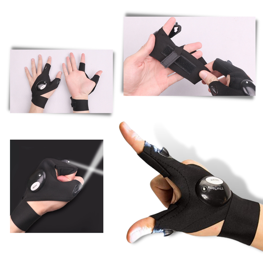 BowLift | Set of LED gloves with waterproof lights