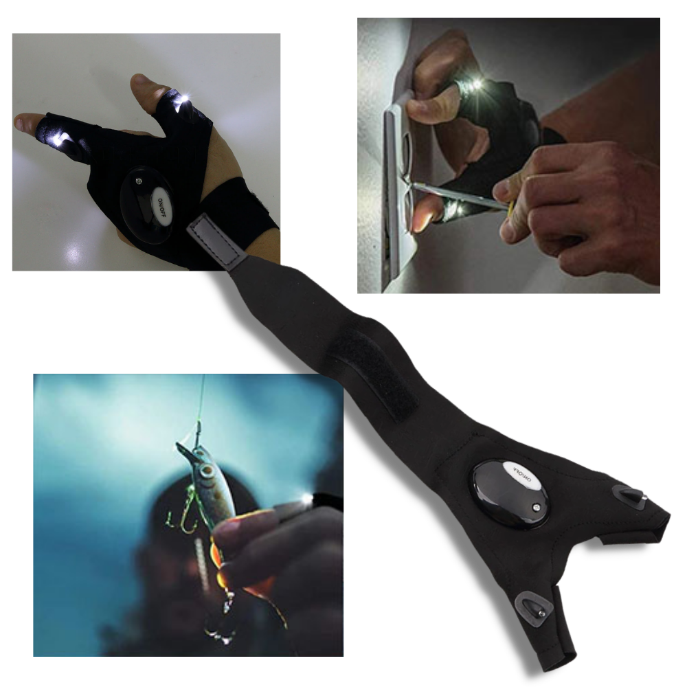 BowLift | Set of LED gloves with waterproof lights