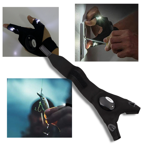 BowLift | Set of LED gloves with waterproof lights