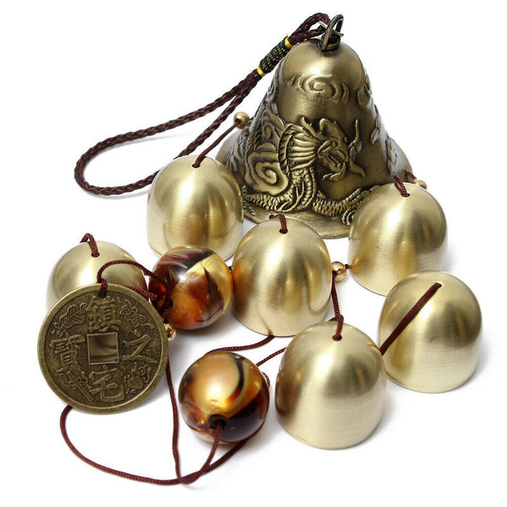 Large outdoor lucky wind chimes for luck Bowlift