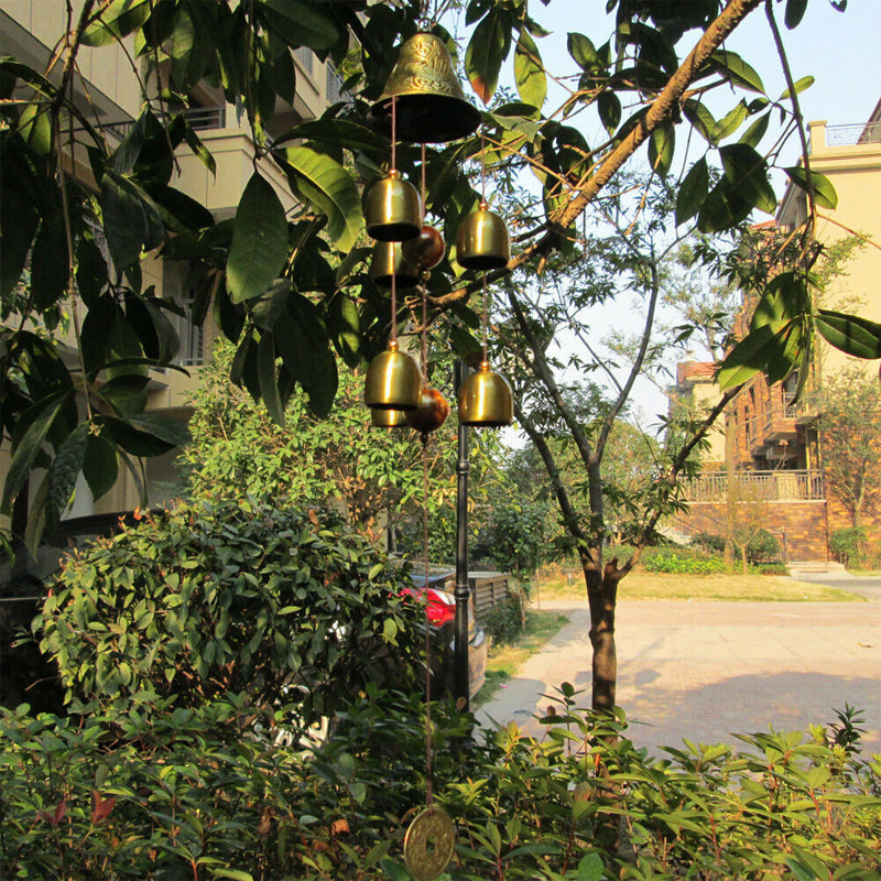 Large outdoor lucky wind chimes for luck Bowlift