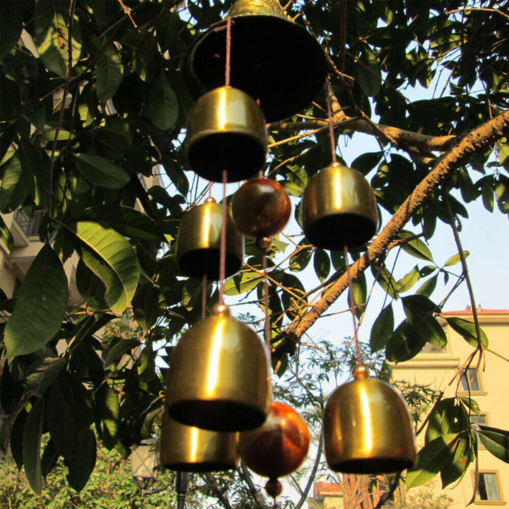 Large outdoor lucky wind chimes for luck Bowlift