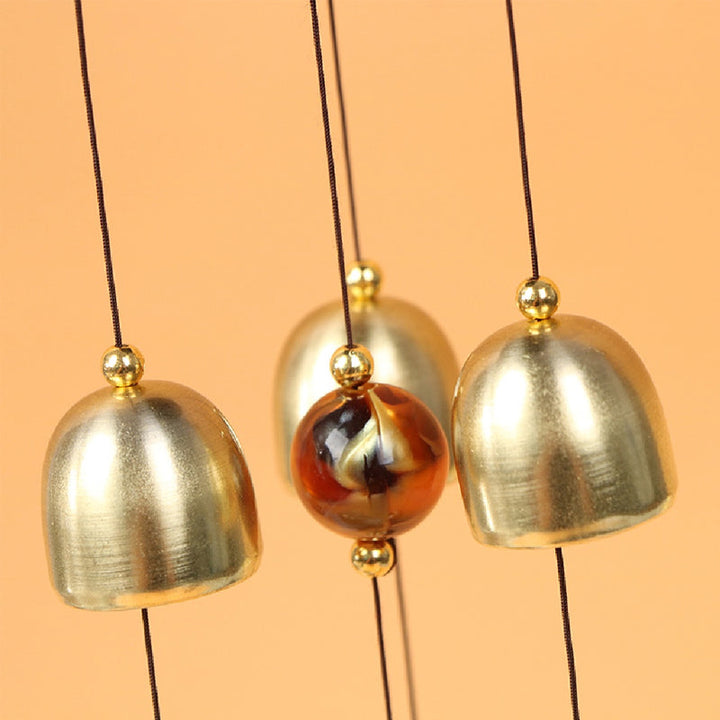 Large outdoor lucky wind chimes for luck Bowlift