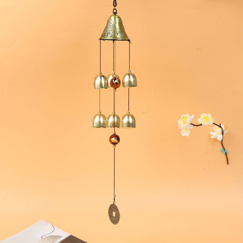 Large outdoor lucky wind chimes for luck Bowlift