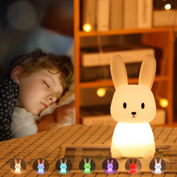 LED Night Light for Kids – Dimmable Night Lamp with -Design, USB Rechargeable, Touch Control | Bowlift
