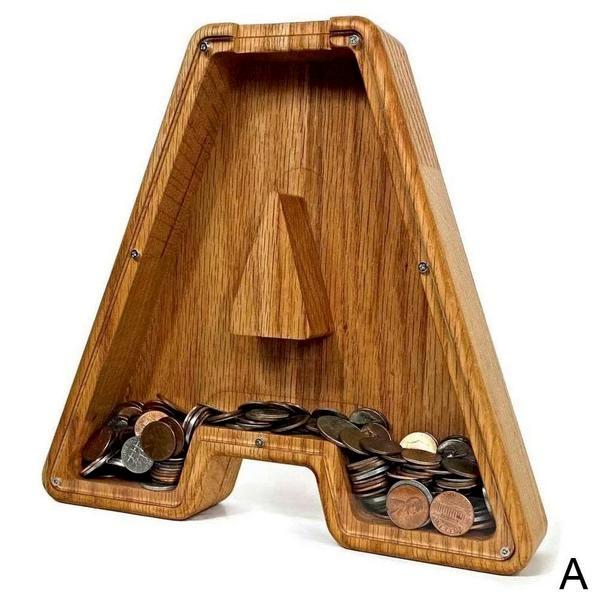 BowLift | Wooden Alphabet Piggy Bank - LetterSaver