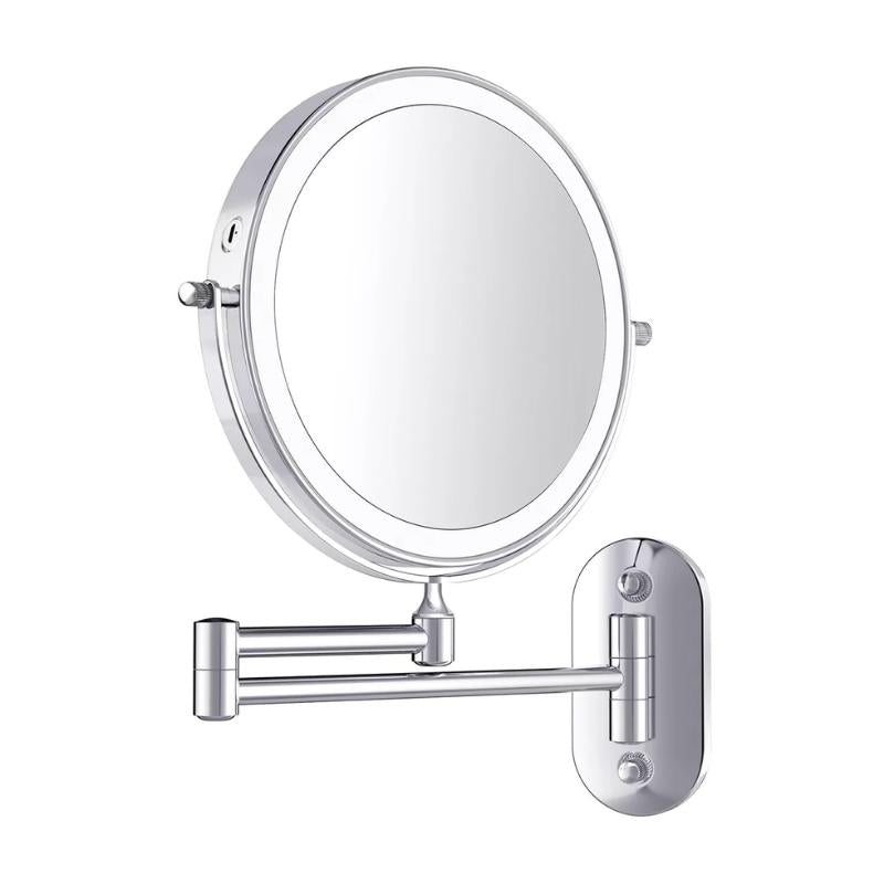 BowLift | Illuminated mirror with light | Rechargeable magnifying mirror