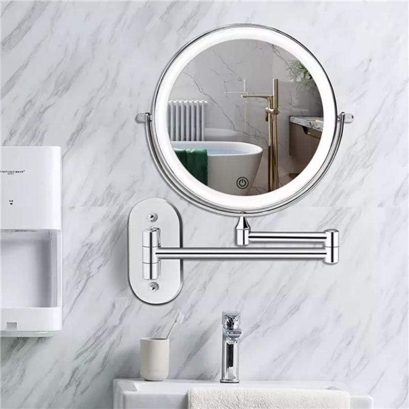 BowLift | Illuminated mirror with light | Rechargeable magnifying mirror