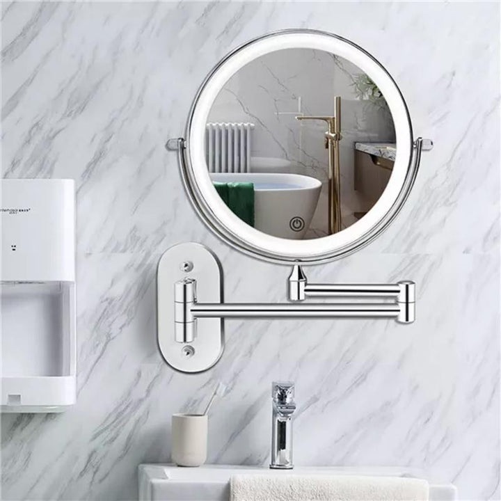 BowLift | Illuminated mirror with light | Rechargeable magnifying mirror