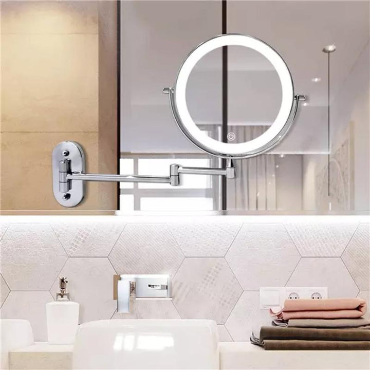 BowLift | Illuminated mirror with light | Rechargeable magnifying mirror
