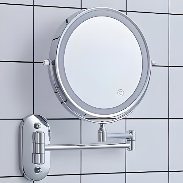 BowLift | Illuminated mirror with light | Rechargeable magnifying mirror
