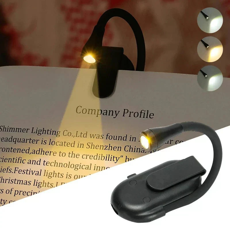 - Reading lamp book clamp rechargeable Bowlift