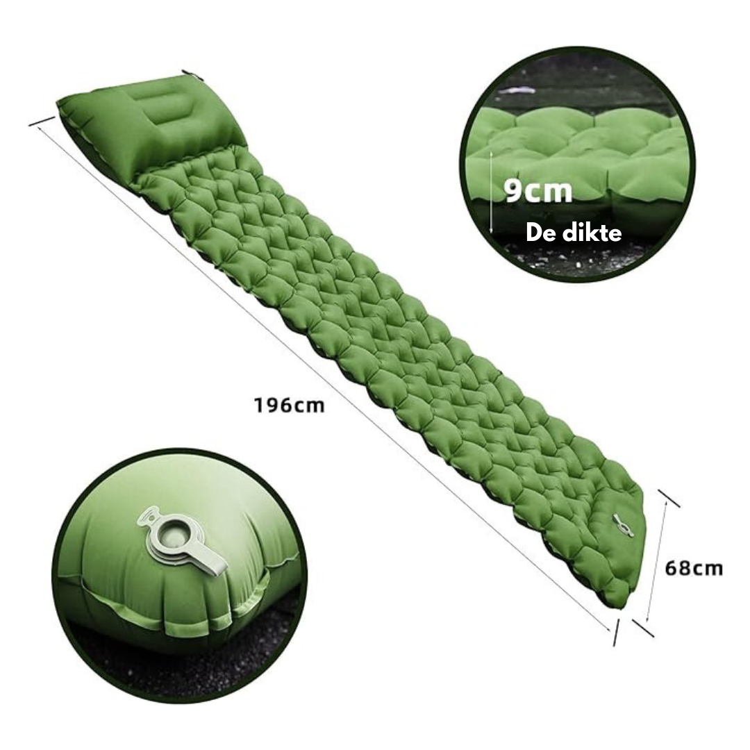 BowLift | Sleeping mat - Camping - Built-in Pump
