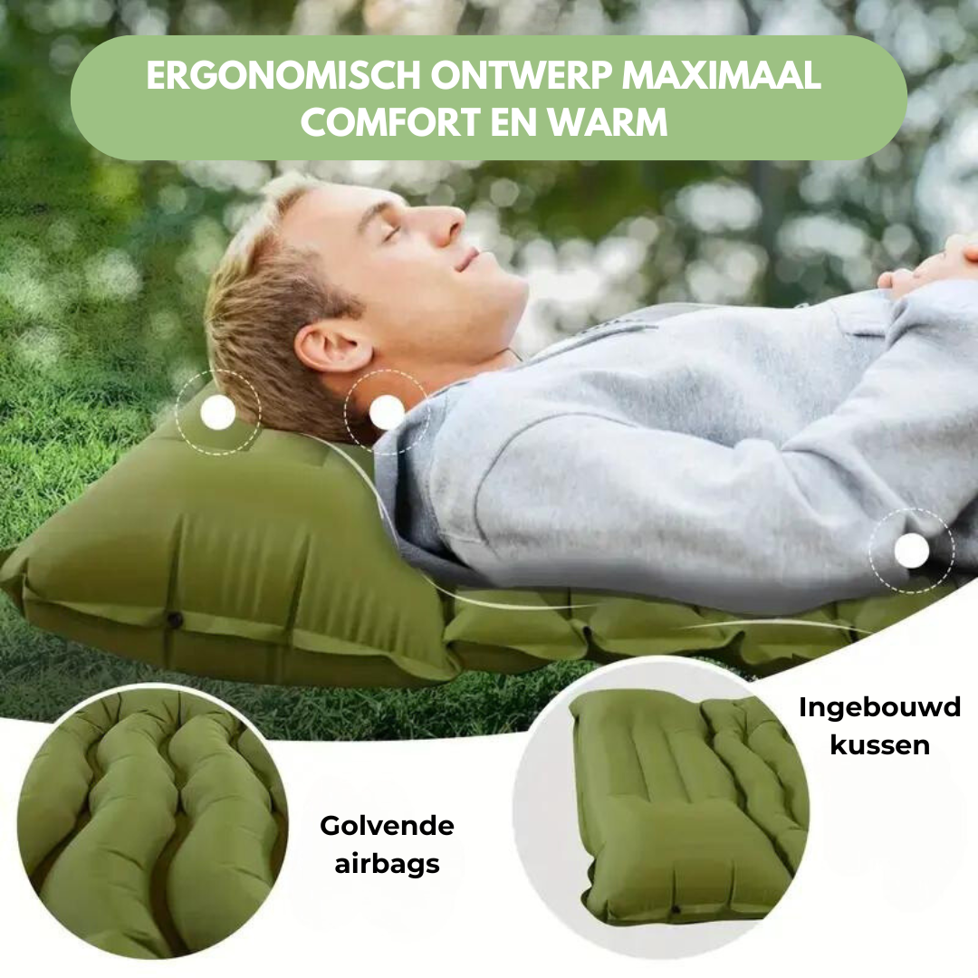 BowLift | Sleeping mat - Camping - Built-in Pump