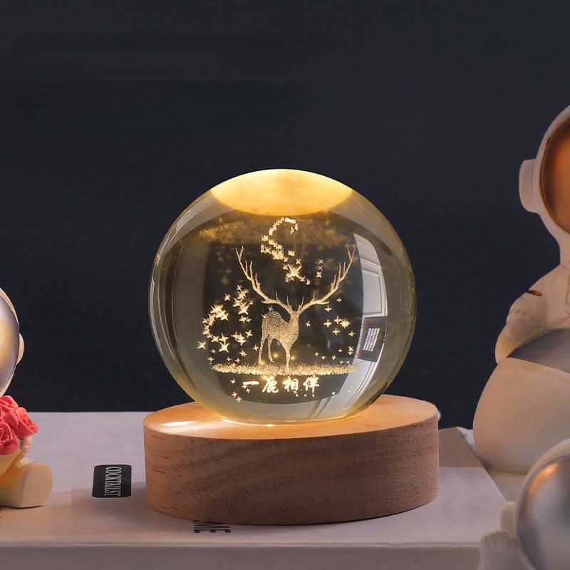 BowLift | Luminous Crystal Ball LED Night Light Decor