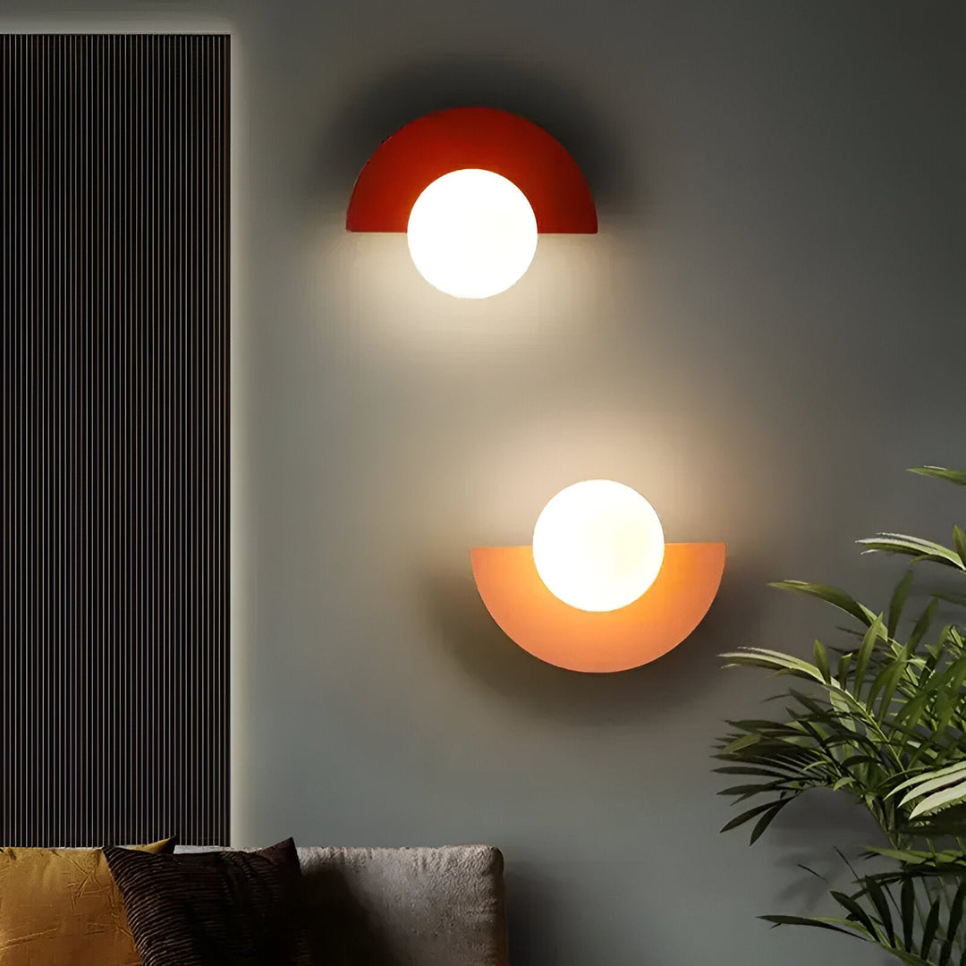BowLift | LumiSphere Light - Modern Wall Lights - Plug-in Wall Lights - Wall Light Sconces