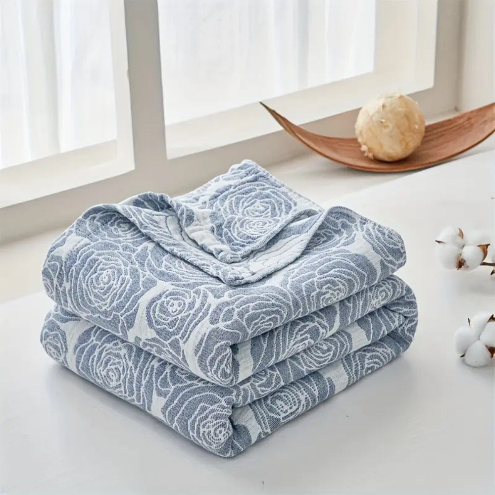BowLift | Lure Whisper Rose Cotton Blanket