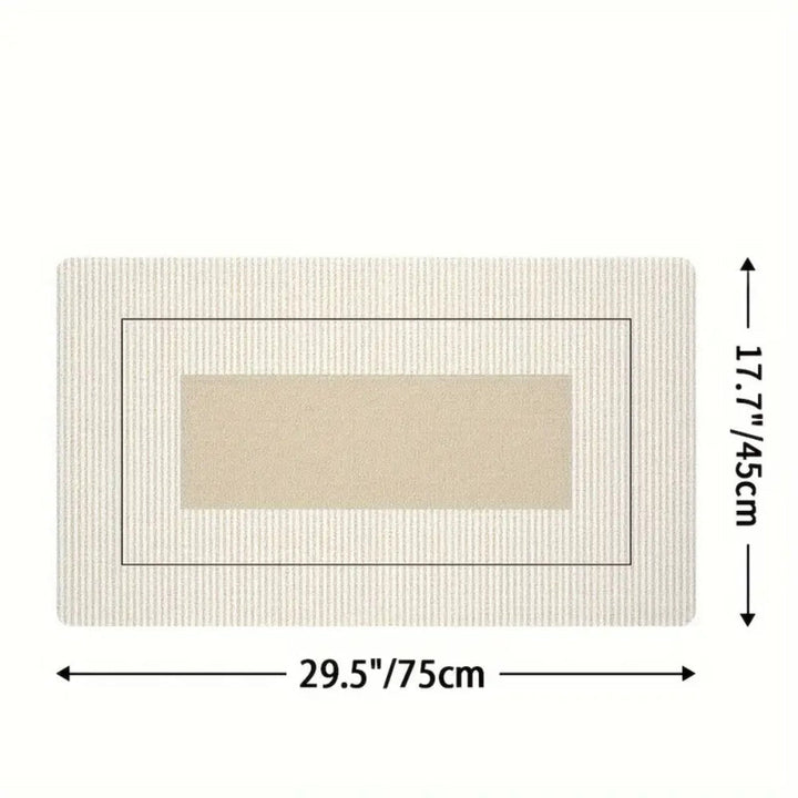 BowLift | Lush Floral Striped Kitchen Mat