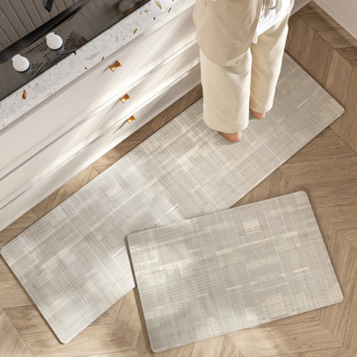 BowLift | Lush Floral Striped Kitchen Mat