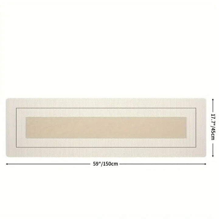BowLift | Lush Floral Striped Kitchen Mat
