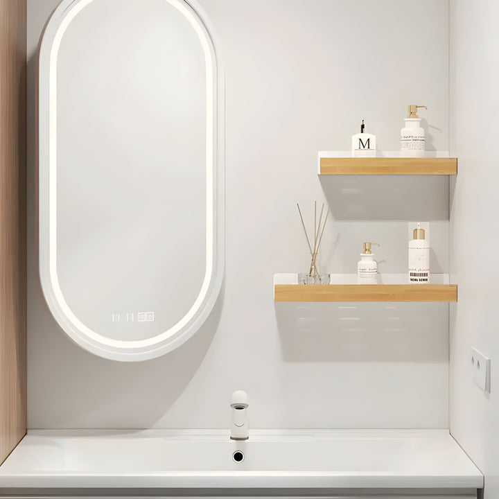 BowLift | LuxeWood | Wooden Bathroom Organization Rack