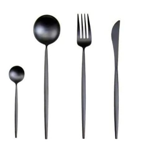BowLift | Luxurious Cutlery Set Gold-Silver | 24-piece Stainless Steel Cutlery