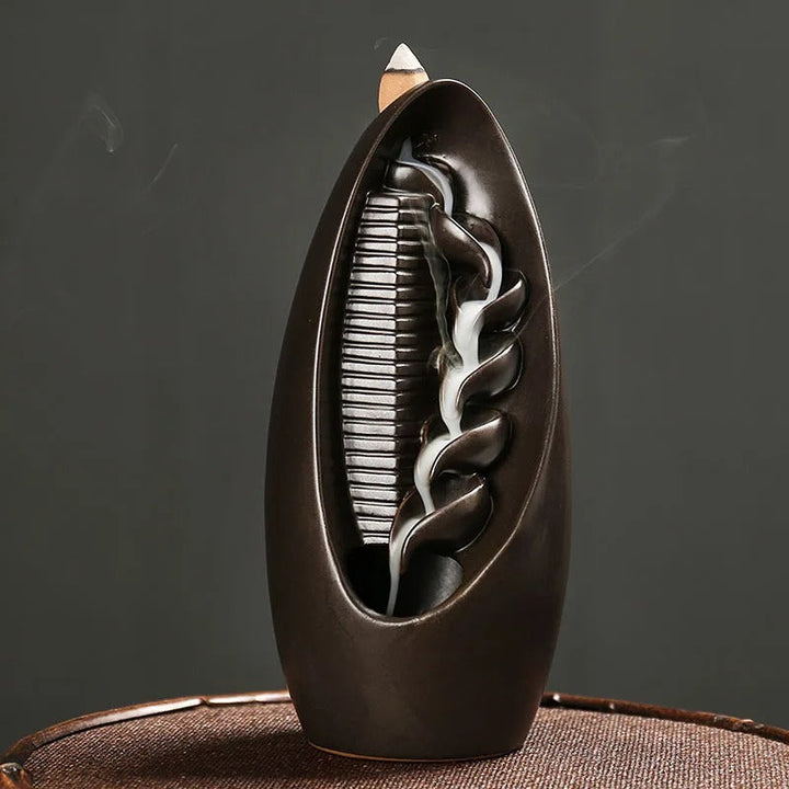 BowLift | Luxury Ceramic Waterfall Incense Holder | Aromatherapy