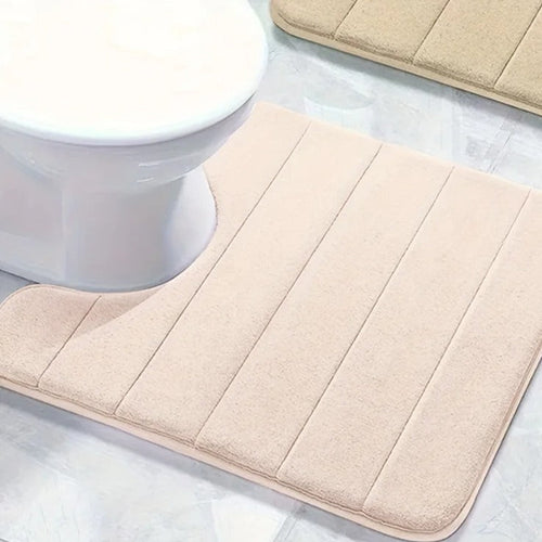 BowLift | Luxury U-shaped Bath Mat | Memory Foam Bath Mat