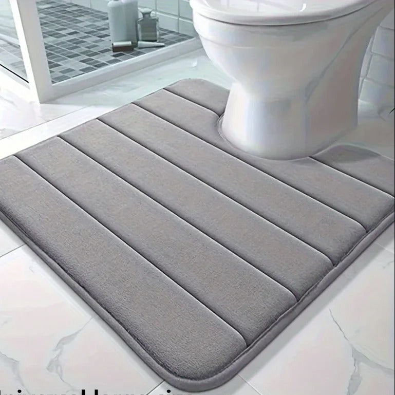 BowLift | Luxury U-shaped Bath Mat | Memory Foam Bath Mat