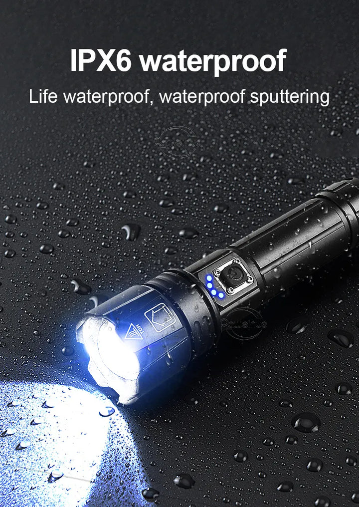 Rechargeable LED Flashlight for Adventure Bowlift