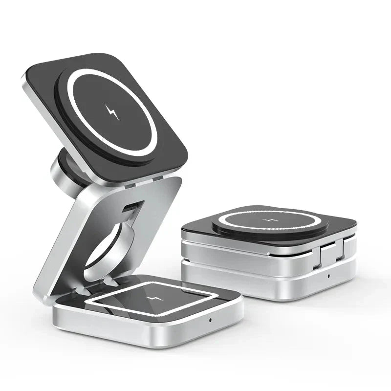 PowerFlex 3-in-1 Charging Station - Magnetic & Foldable Charging Bowlift
