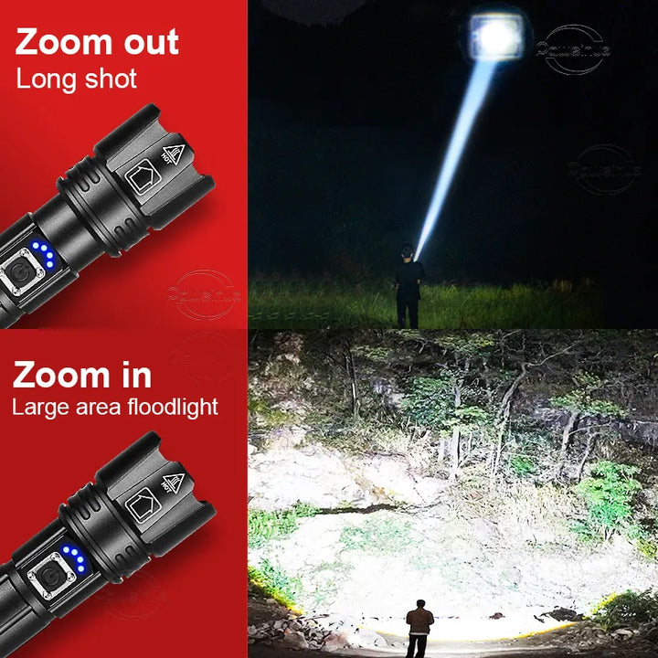 Rechargeable LED Flashlight for Adventure Bowlift