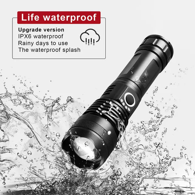 Rechargeable LED Flashlight for Adventure Bowlift