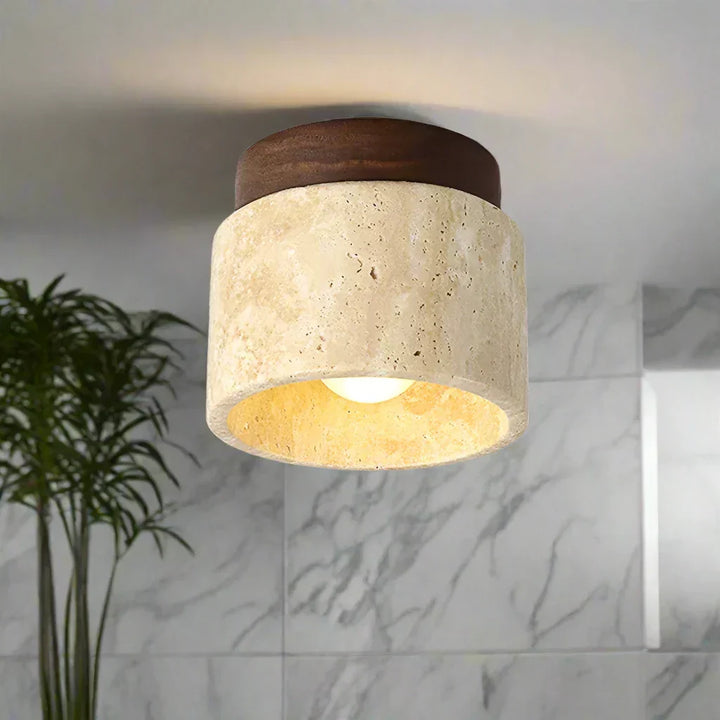 BowLift | Creative Japanese Ceiling Lamp in Cream Style