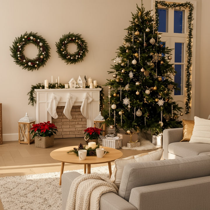 BowLift | Crystal Icicle Pendant | Elegant Christmas Decoration for Windows