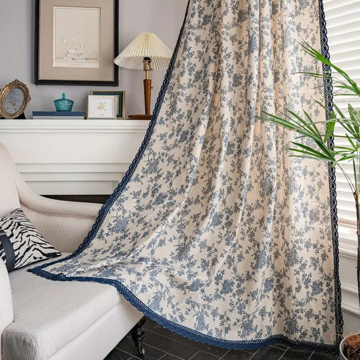 BowLift | Maribelle Floral Lace-Trimmed Curtain