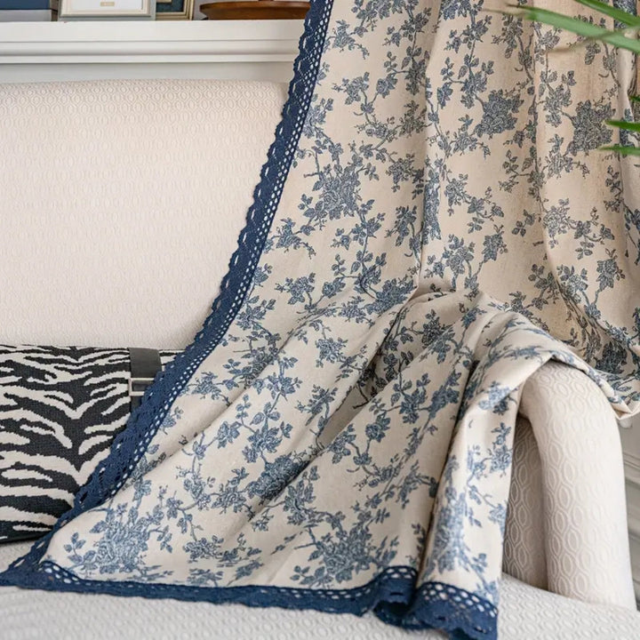 BowLift | Maribelle Floral Lace-Trimmed Curtain