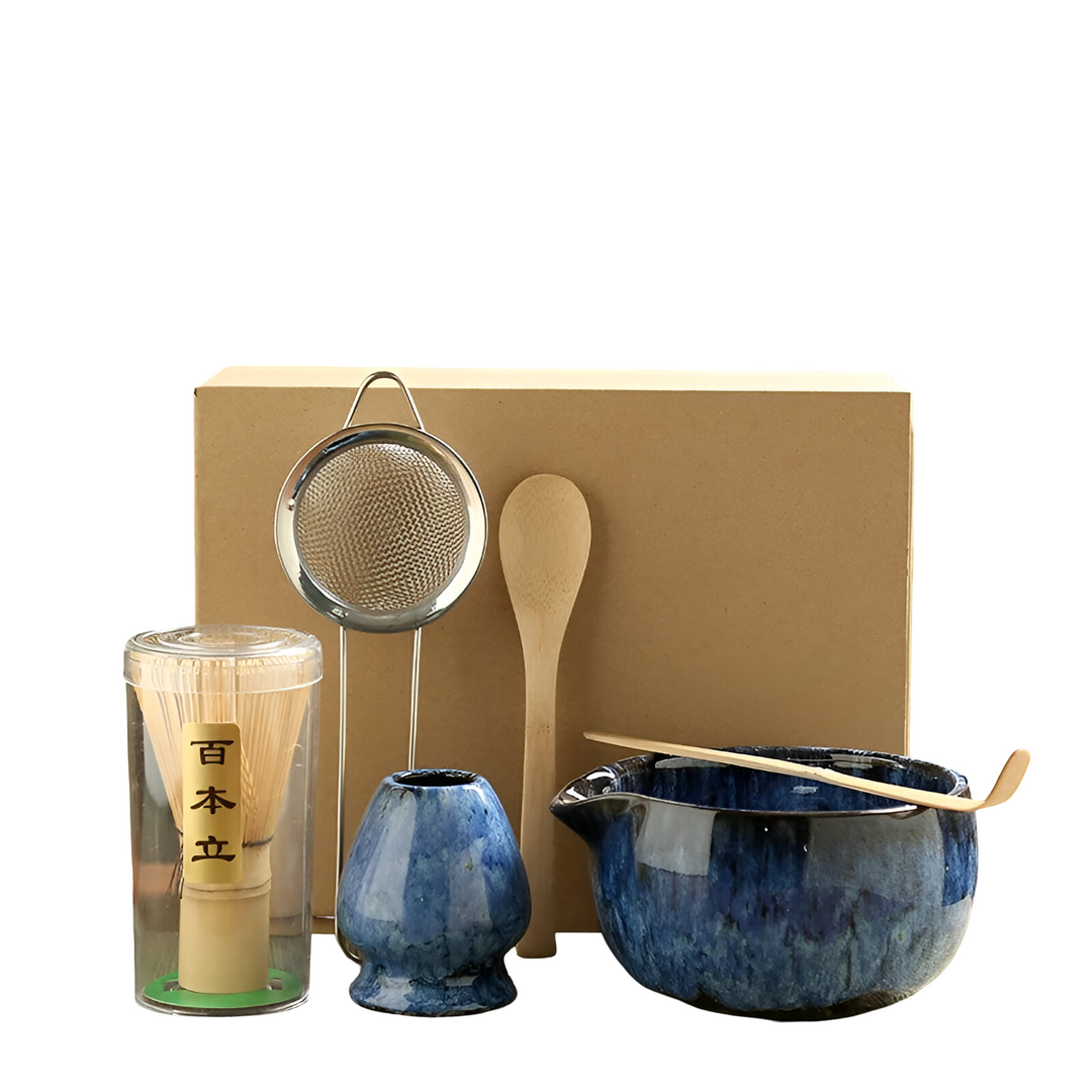 BowLift | Matcha Tea Set | Japanese Tea Service 6-piece for Tea Preparation